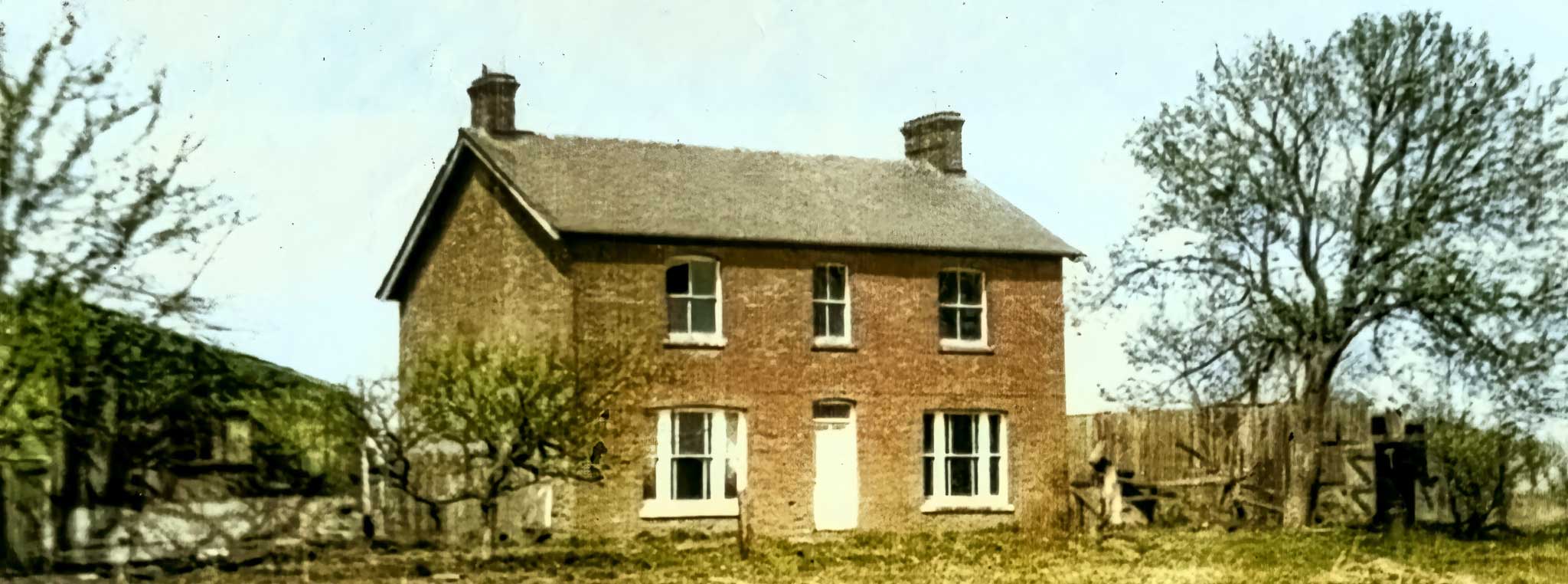 Front of Manor Farm House -- undated but could be 30s or 40s